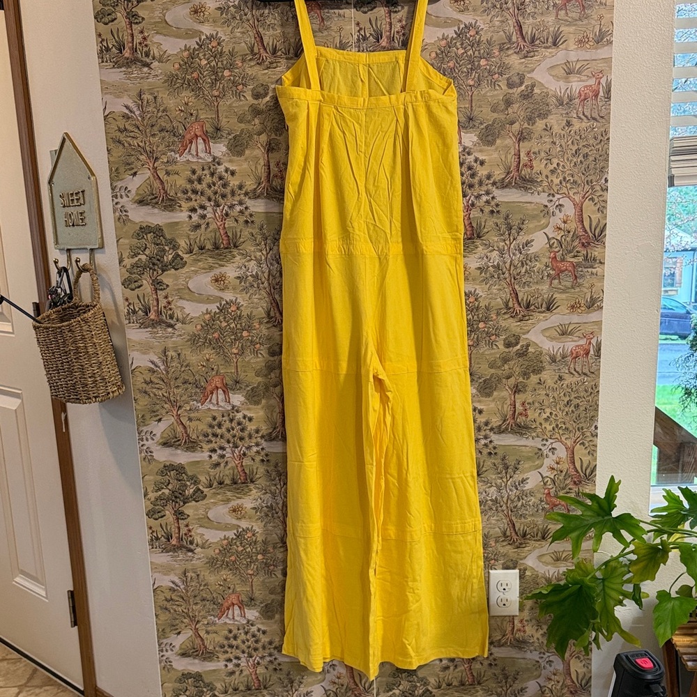 Zara Yellow Jumpsuit - Picture 4 of 12